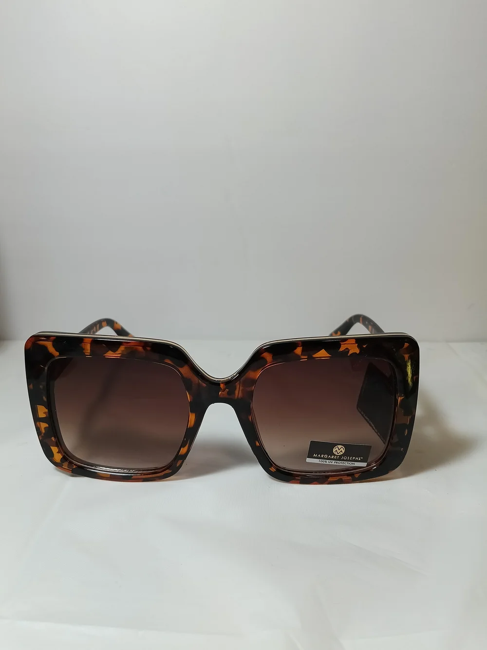 Margaret Josephs Women's Designer Square Sunglasses 100% UV Protection NWT
